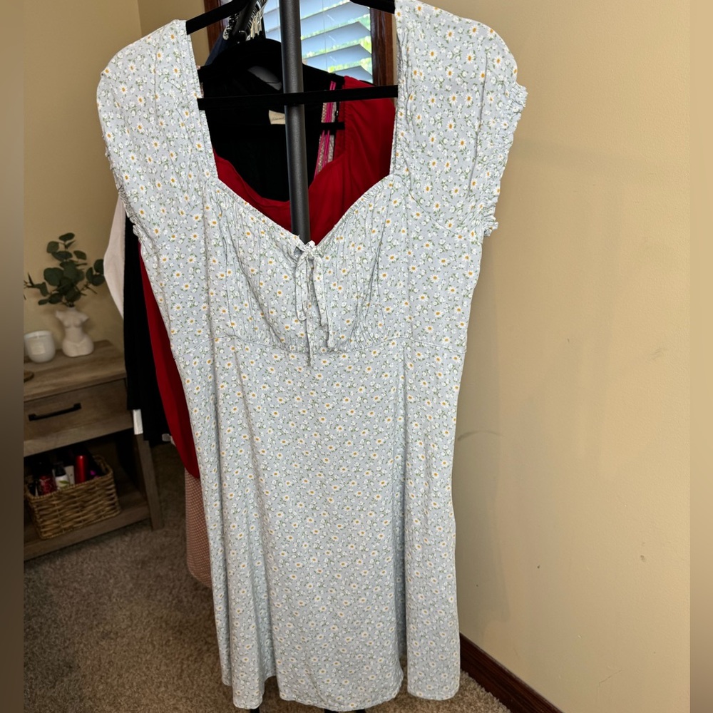 Blue Floral Dress